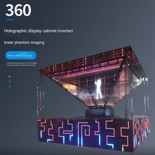 Holographische Bühne im Einkaufszentrum