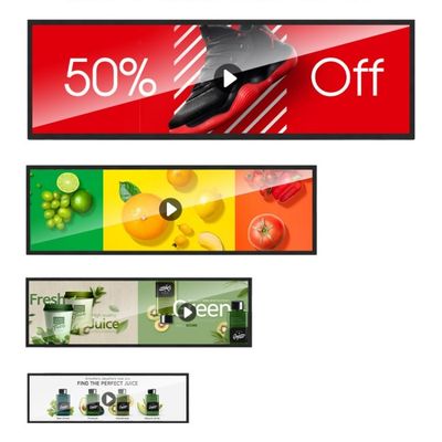 Guter Preis VGA-Digital Signage LCD Werbebildschirm 240V 1920x1080 Online